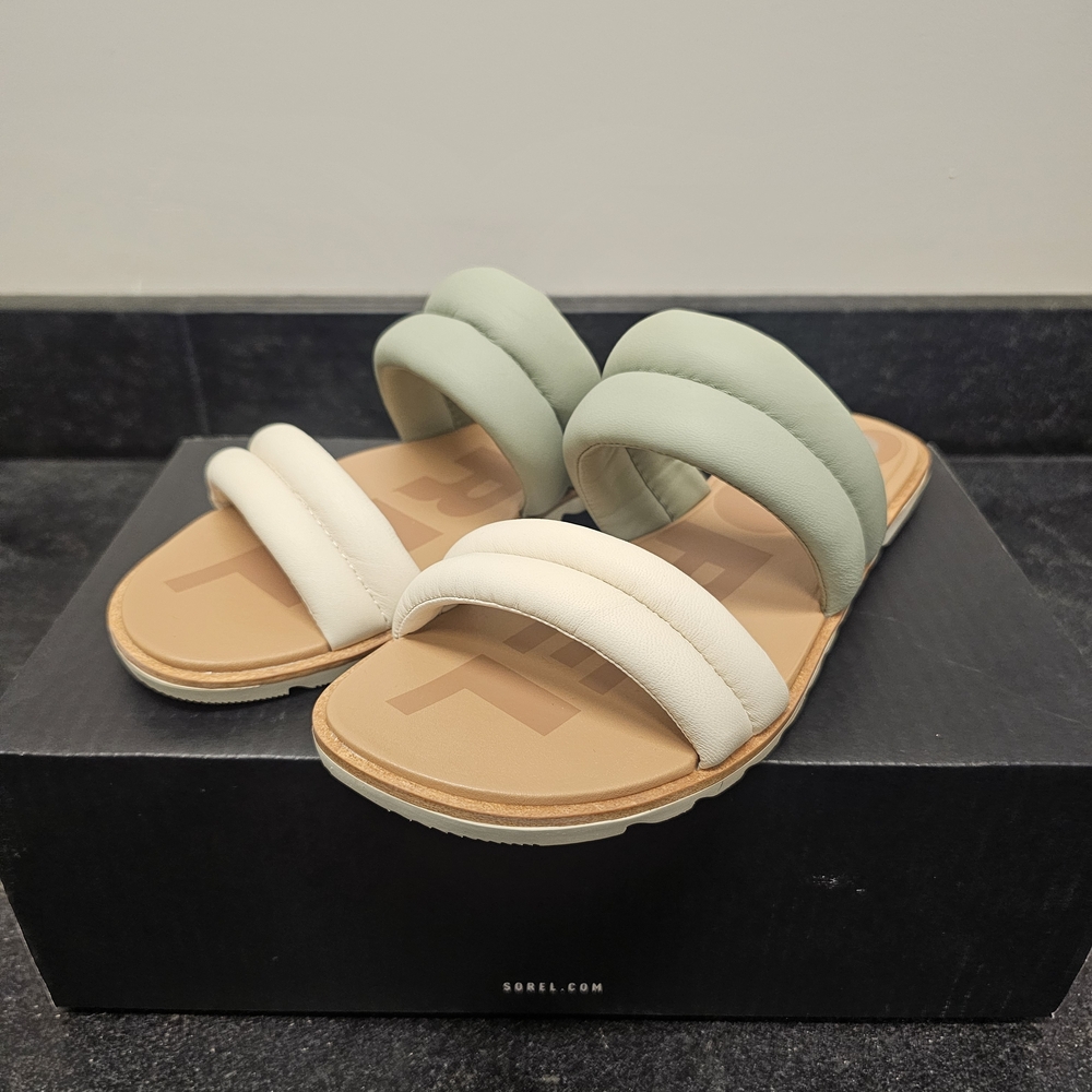 Sorel Women's Sandals - Sage and Cream